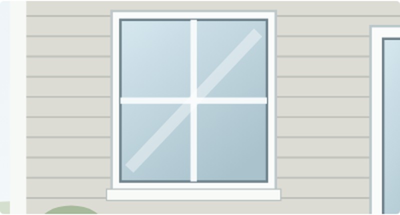 A window close-up that leaves out the rest of the wall